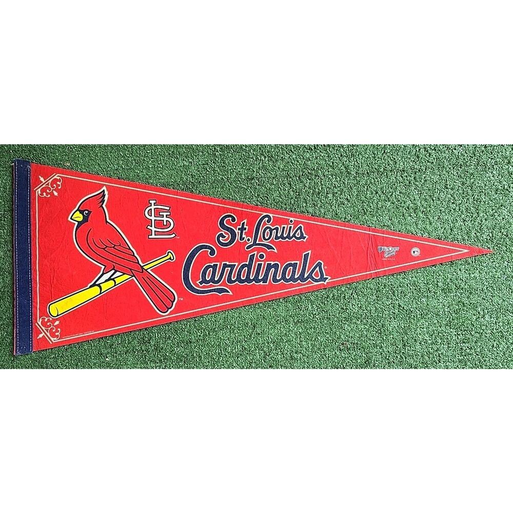 Rare Vintage Pennant St. Louis Cardinals MLB Pennant WinCraft 12"‎ x 29" NOS